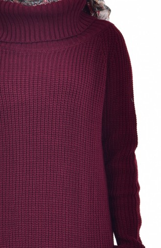 Choker Knitwear Sweater 4023-07 Claret Red 4023-07