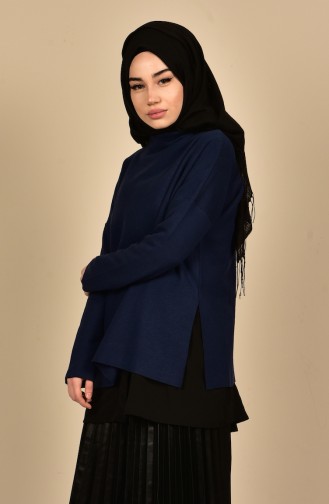 Navy Blue Sweater 1528-01