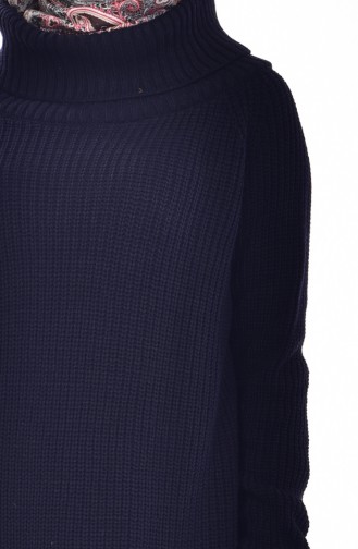 Choker Knitwear Sweater 4023-05 Navy Blue 4023-05