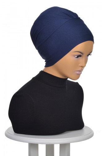 Hijab Bonnet DB0001-1 Dunkelblau 0001-1