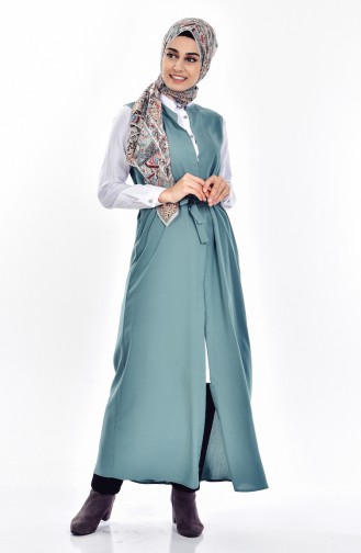 BENGISU Vest 4032-20 Dark Almond Green 4032-20