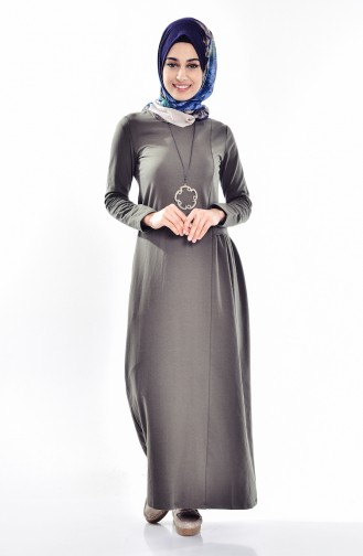Robe Hijab Khaki 2884-07