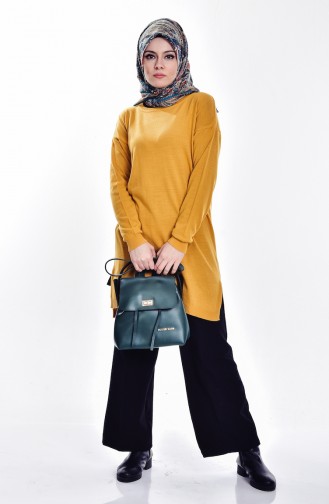 Pull Tricot Manches Chauve Souris 2019-09 Moutarde 2019-09