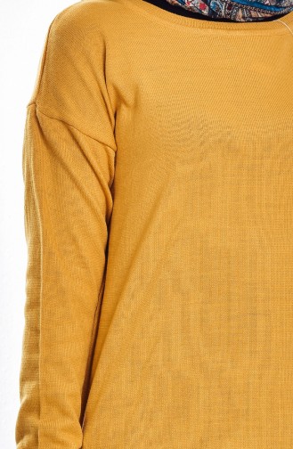 Pull Tricot Manches Chauve Souris 2019-09 Moutarde 2019-09