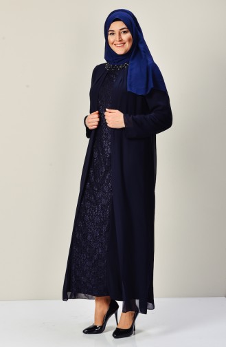 فستان شيفون بتصميم مميز 5920-04