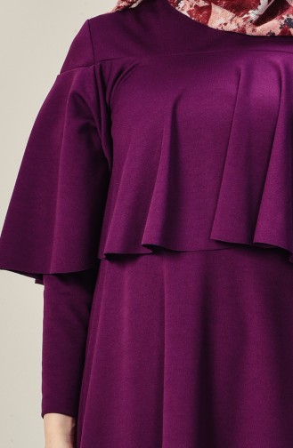 Purple Hijab Dress 4017-03