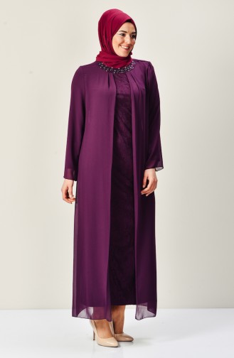 فستان شيفون بتصميم مميز 5920-05