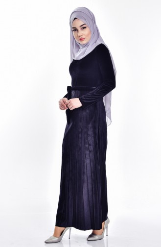 Black Hijab Dress 0194-03