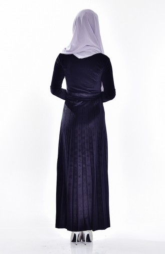 Black Hijab Dress 0194-03