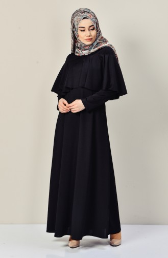 Black Hijab Dress 4017-01