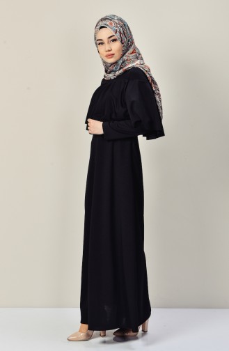 Black Hijab Dress 4017-01