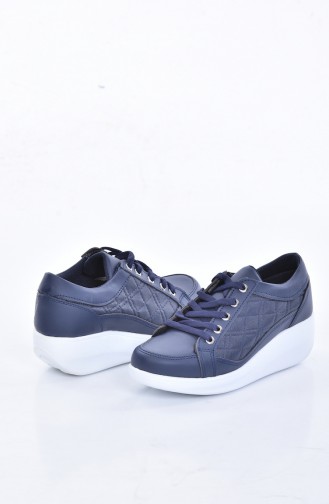 Navy Blue Sport Shoes 0107-03