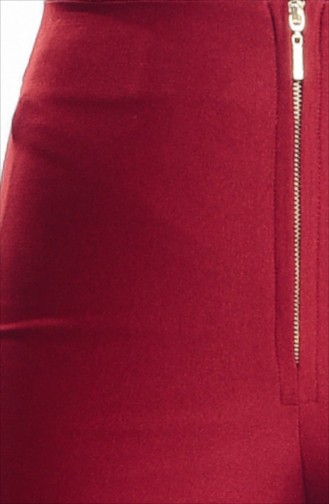 Claret Red Pants 0845-01
