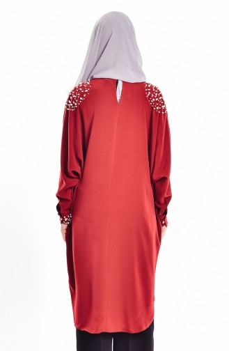 فستان بتصميم مُزين بتفاصيل من اللؤلؤ  1009-05