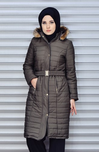 Khaki Winter Coat 0131-03
