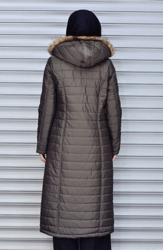 Khaki Winter Coat 0132-03