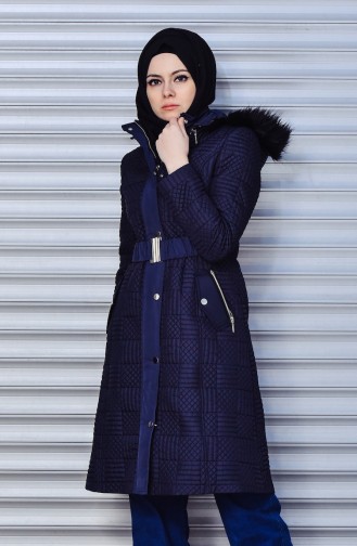 Navy Blue Winter Coat 0002-01