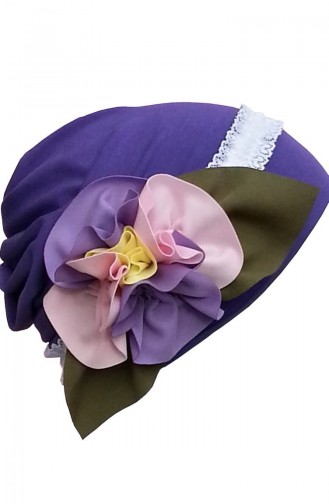 Purple Hat and Bandana 62