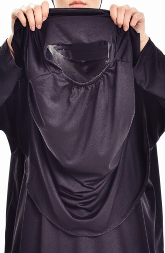 Robe de Prière Noir 0900-01