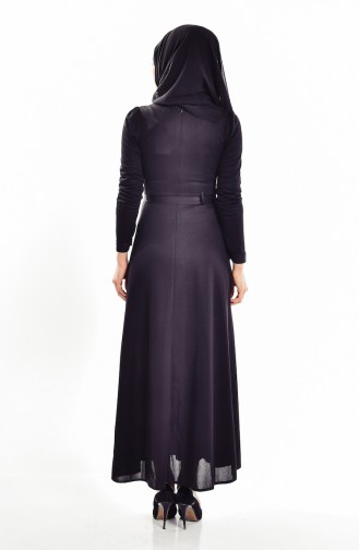 Black Hijab Dress 1162-02