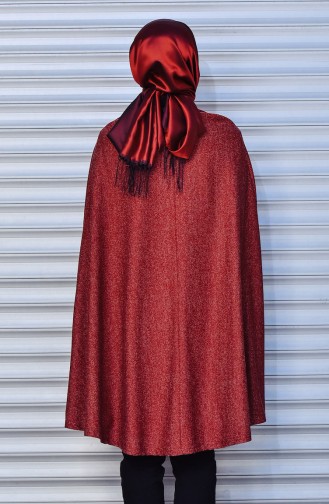 Claret Red Poncho 0038-01