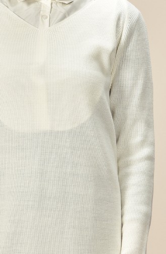 Ecru Sweater 2075-08