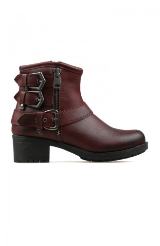 Claret Red Boots-booties 26030-02