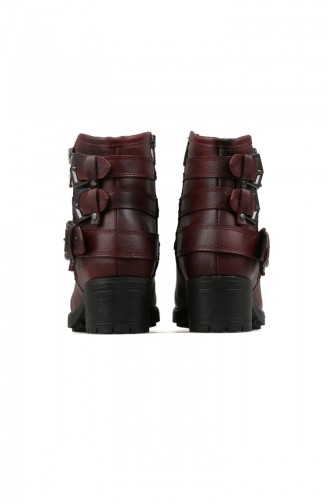 Claret Red Boots-booties 26030-02