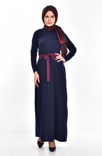 Robe Hijab Bleu Marine 5728-06