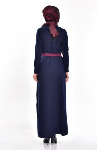 Robe Hijab Bleu Marine 5728-06