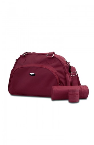 Claret Red Baby Care Bag 5116-03