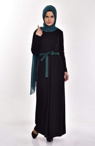 Çelik Örme Elbise 5728-03 Siyah