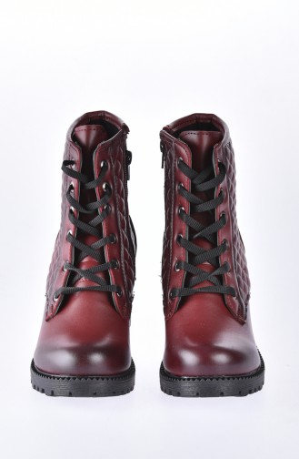 Claret Red Boots-booties 50172-02