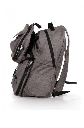 Gray Backpack 6495-07
