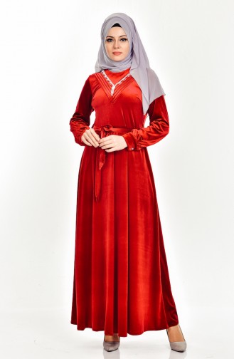 فستان أحمر 5027-03