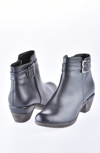 Navy Blue Boots-booties 50168-01