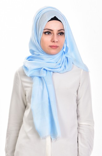 Baby Blue Shawl 19