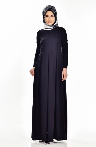 Black Hijab Dress 0632-04