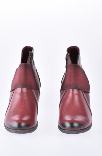 Claret Red Boots-booties 50159-01