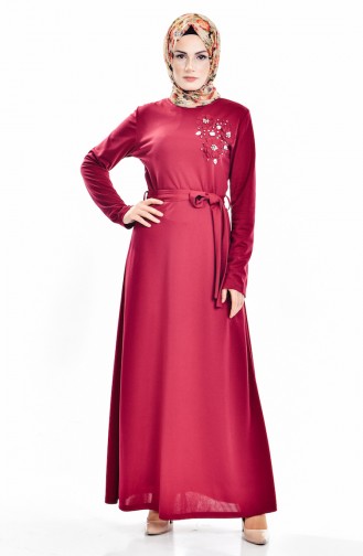 Fuchsia Hijab Dress 81490-04
