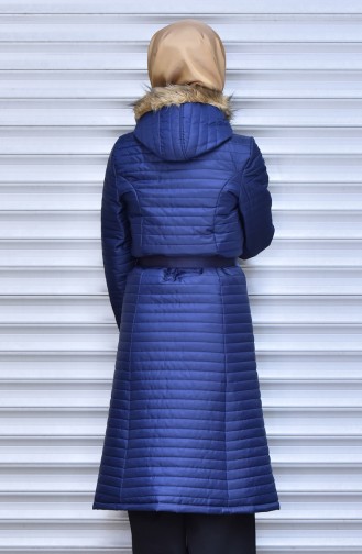 معطف أزرق كحلي 7109-02