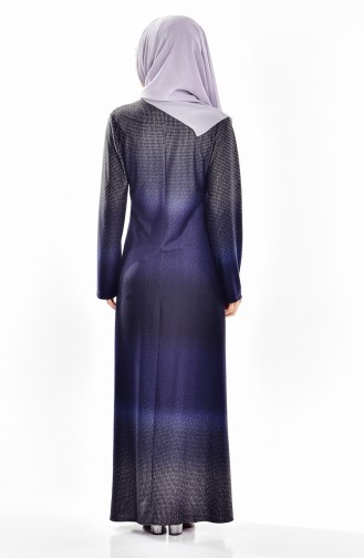 فستان بتصميم مُنقش  9001-02
