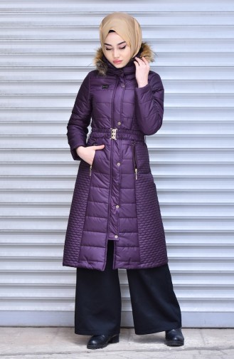 Purple Winter Coat 1473-06