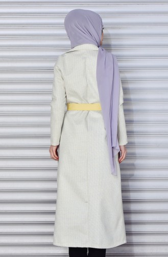 Langes Trenchcoat  1477-03 Gelb 1477-03