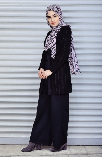 Schwarz Jacke 3456-02