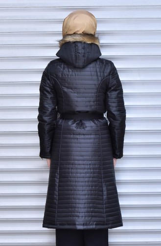 معطف أسود 7109-03