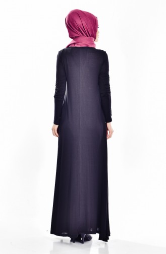 Black Hijab Dress 0703-03