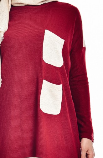 Claret Red Sweater 4266-03