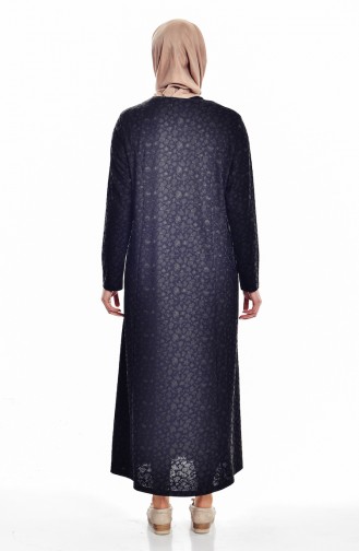 Khaki Hijab Dress 4424-02