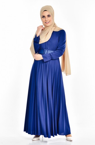 Indigo Hijab Dress 4101-05